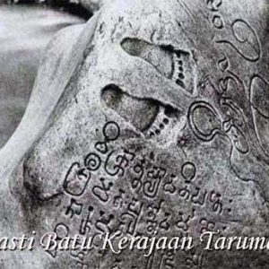 prasasti batu kerajaan tarumanegara