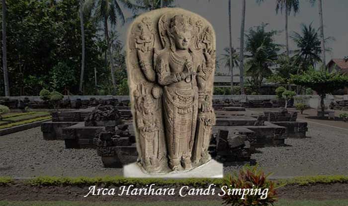 arca harihara candi simping