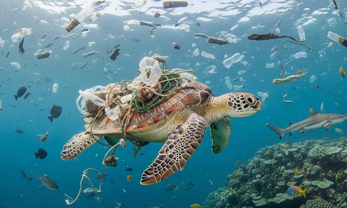 plastik dan ekosistem laut